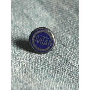 Vintage Sterling Civitan Club International Signed Lapel Pin Badge Blue Antique